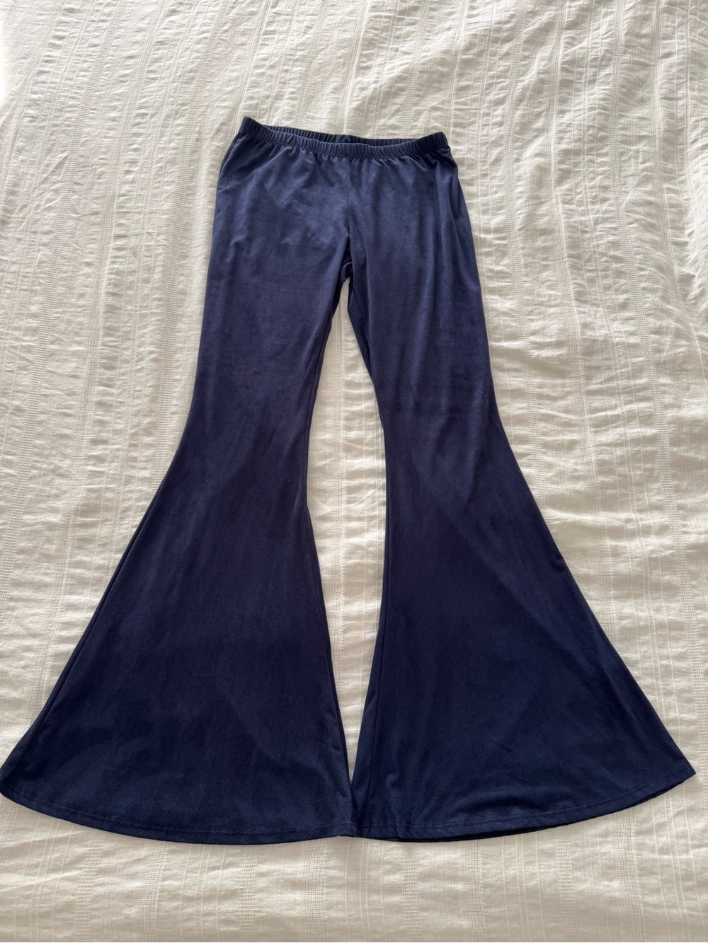 Women’s Navy Blue Flared Leggings